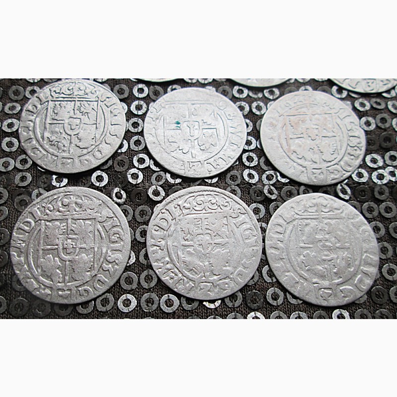 Фото 6. Полтораки (1622-1625).Серебро.10 монет