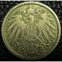 Германия 10 пфеннигов 1892 А год
