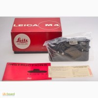 Leica M4 Black chrome Wetzlar 35mm Rangefinder Camera full box
