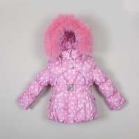 Зимний теплый комбинезон для девочки Розовая снежинка разные цвета