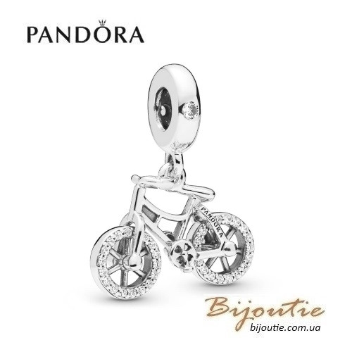 PANDORA шарм-подвеска ― Сверкающий веловипед 797858CZ