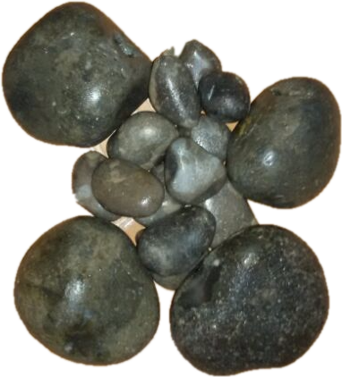 Фото 2. Камень кремний шлифованный для печи сауны