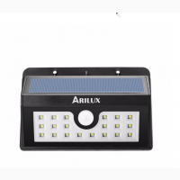 Светодиодный светильник ARILUX 20 Led 3 режима на солнечной батарее с датчиком движения
