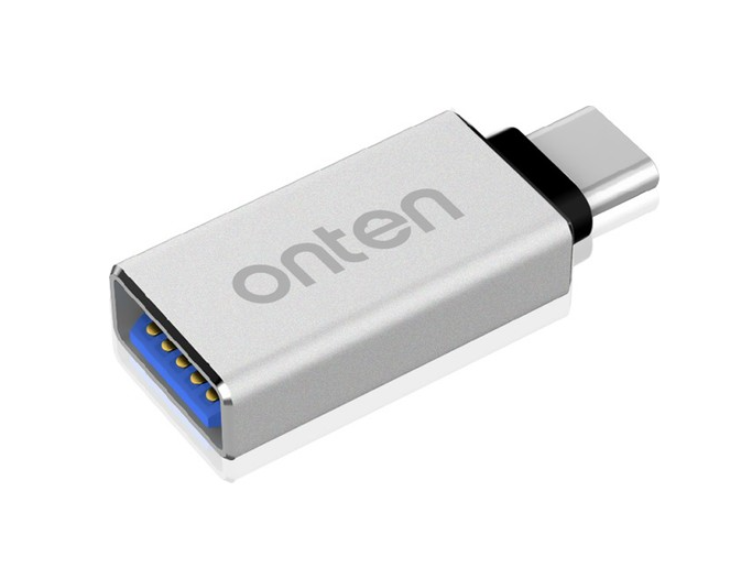 Переходник Onten OTG type-C to USB gray black Adapter Адаптер Converter Onten OTN-9130