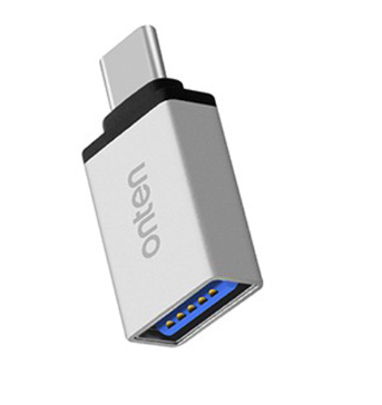 Фото 3. Переходник Onten OTG type-C to USB gray black Adapter Адаптер Converter Onten OTN-9130