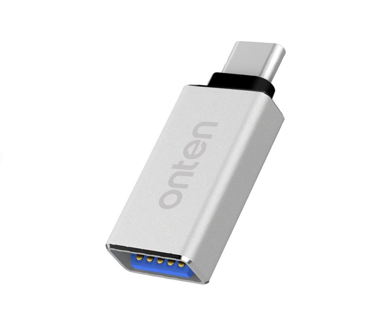 Фото 4. Переходник Onten OTG type-C to USB gray black Adapter Адаптер Converter Onten OTN-9130