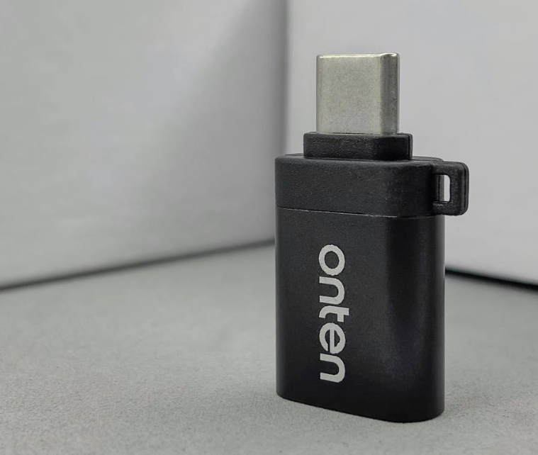 Фото 5. Переходник Onten OTG type-C to USB gray black Adapter Адаптер Converter Onten OTN-9130