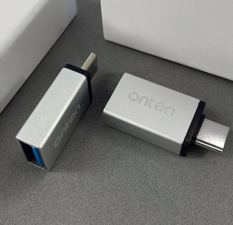 Фото 6. Переходник Onten OTG type-C to USB gray black Adapter Адаптер Converter Onten OTN-9130