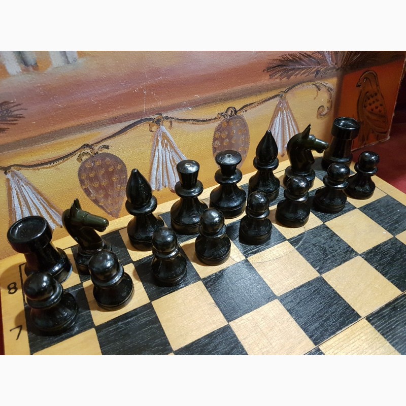 Фото 10. Шахматы 30х30см, деревянные, СССР