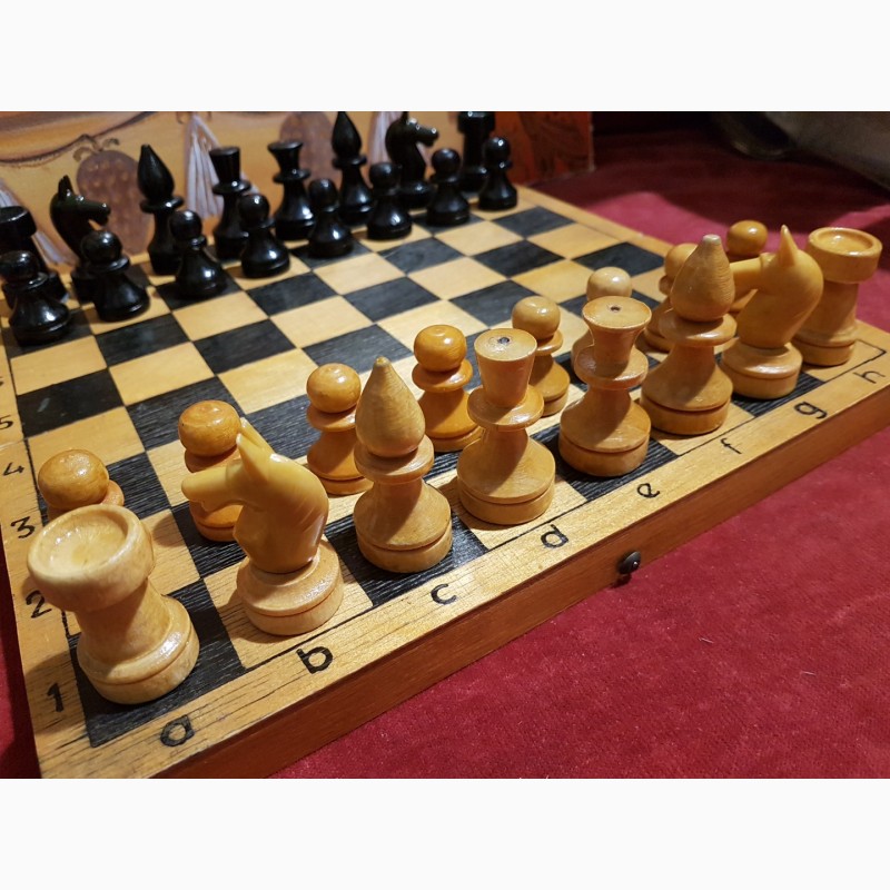 Фото 2. Шахматы 30х30см, деревянные, СССР