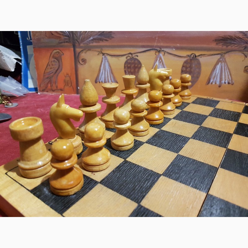 Фото 4. Шахматы 30х30см, деревянные, СССР