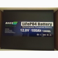 Акумуляторна батарея LiFePo4 12V 100Ah BMS USB LCD Display