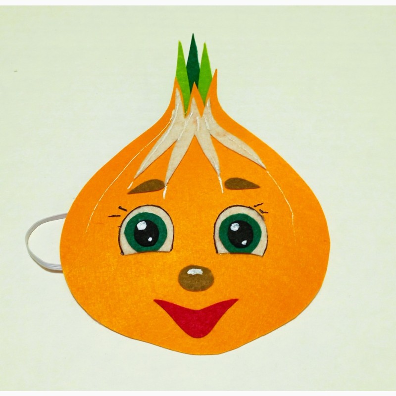 Фото 8. Карнавальные маски наголовники овощей