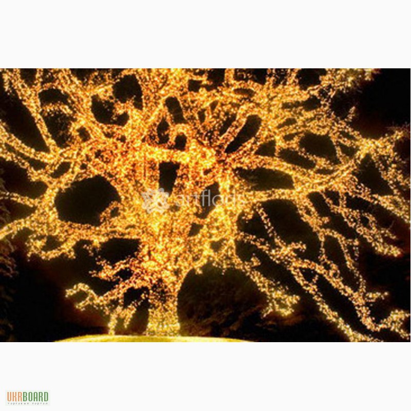 Фото 4. Праздничная иллюминация, световое оформление домов, елки, деревьев от ТМ Артфлорис