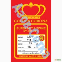 Сетевое полотно Golden Corona, 110х0,20*4х75х150, купить в Украине, Бердянск