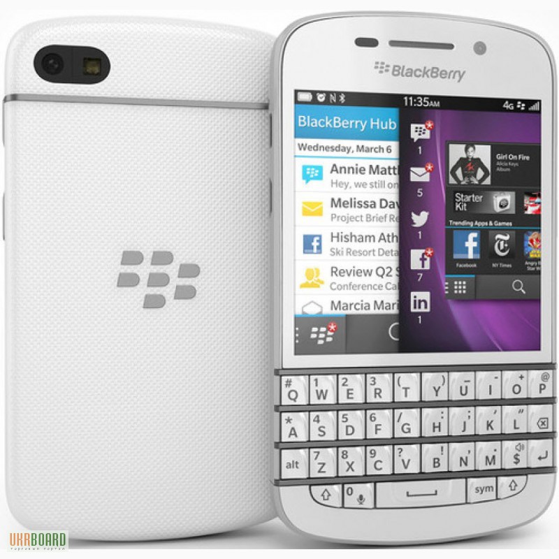 Фото 3. BlackBerry Q10 - сенсорный телефон с физической клавиатурой