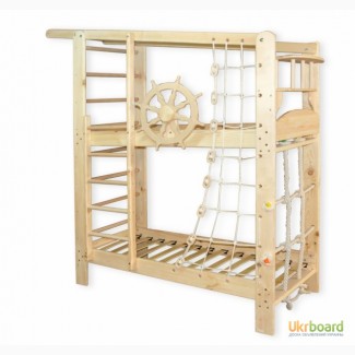Кровать спортивная для двоих детей. Спортивный уголок, шведская стенка