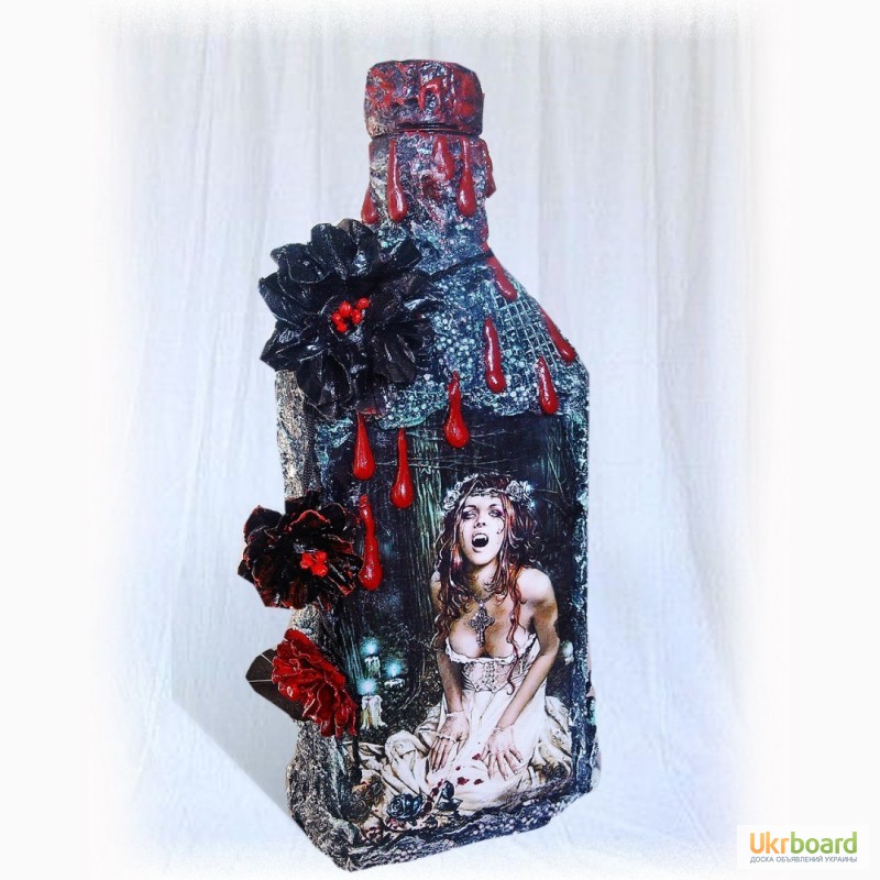 Фото 2. Подарочная бутылка Кровавая Мэри. Предмет декор в стиле фэнтези