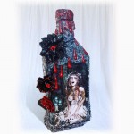 Подарочная бутылка Кровавая Мэри. Предмет декор в стиле фэнтези