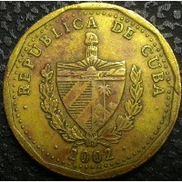 Куба 1 песо 2002 год