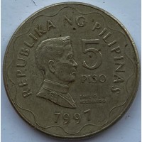 Филиппины 5 песо 1993 год 345