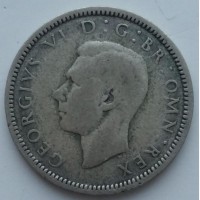 Великобритания 6 пенсов 1938 год, серебро