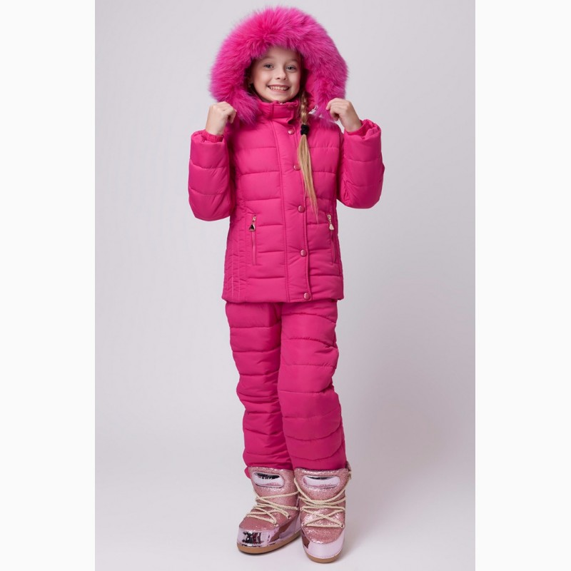 Фото 8. Зимний комбинезон для девочки Подросток KDP-1 розовый разные цвета