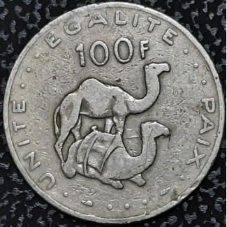 Джибути 100 франков 1977 год Ф7