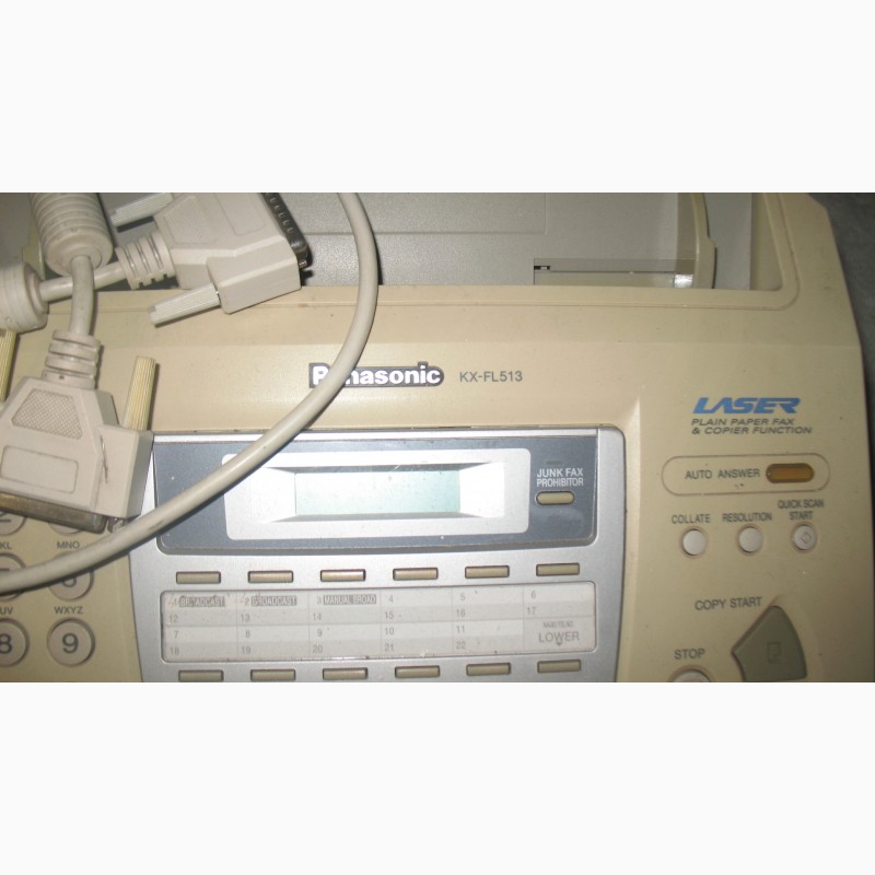 Фото 2. Высокоскоростной лазерный факс с копиром Panasonic KX-FL513