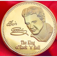 Юбилейная медаль рок-Кинг Элвиса Аарона Presley абсолютно новая в стиле ретро