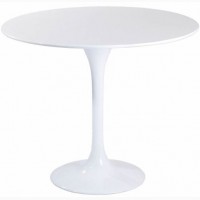 Круглий стіл Тюльпан 80см 60см білий стол тюльпан