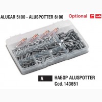 Набор ALUSPOTTER BOX Telwin 143651 для споттера правки алюминиевых панелей кузов