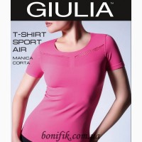 Розовая спортивная женская футболка T-SHIRT SPORT AIR