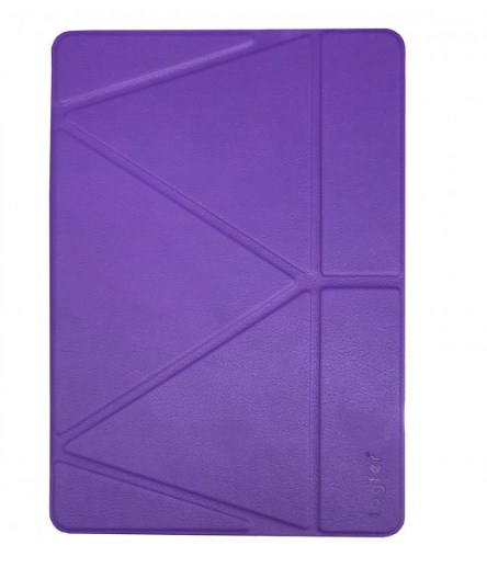 Фото 3. Треугольный Фиолетовый Чехол Logfer Smart Origami Leather Embossing для IPad