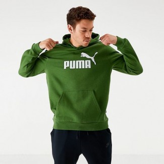 Худи мужское Puma Essentials ESS Fleece Garden Green Heather кенгурушка