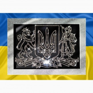 Картина зі страз Великий Герб України
