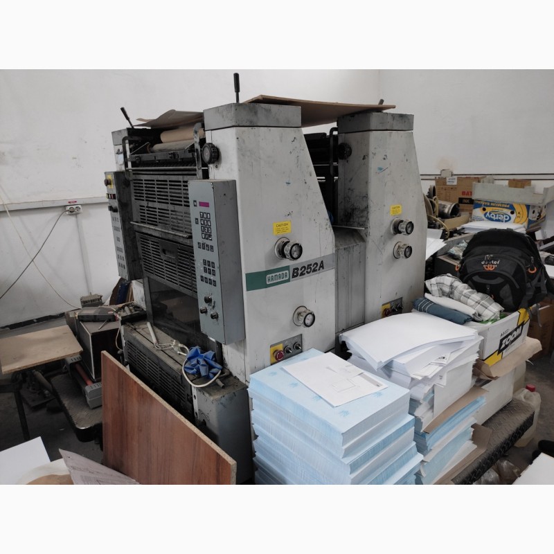 Фото 3. Продам офсетную печатную машину Hamada B 252A 2 краски В3 формат