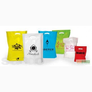 Полиэтиленовые пакеты с логотипом. Пакеты майка и банан
