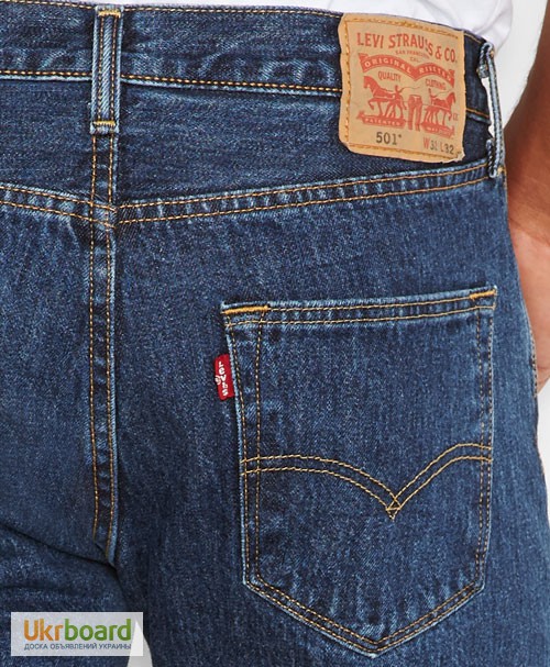 Фото 5. Джинсы Levis 501 Original Fit Jeans - Dark Stonewash
