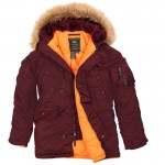 Мужская зимняя куртка Аляска Slim fit N-3B Alpha industries USA