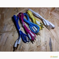 AUX соединительный аудио кабель (шнур) джек 3.5 на 3.5 стерео