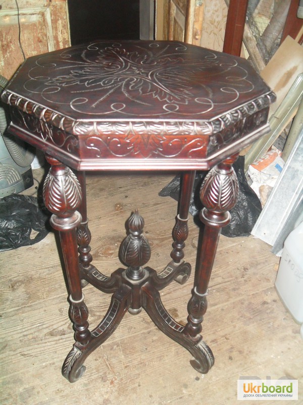 Фото 3. Продам Старинный восьмигранный столик, середины 19 века