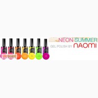 Гель-лак Naomi Neon Color, 6 мл