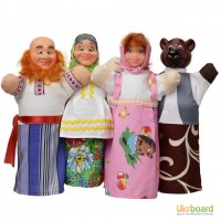 Кукольный домашний театр Маша И Медведь 4 персонажа B068
