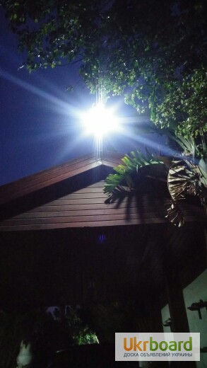 Фото 6. Светильник фонарь на солнечной батарее 15 LED светодиодов с датчиком освещенности