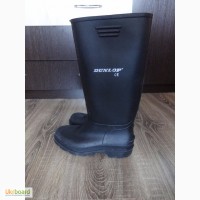 Продам фирменные резиновые сапоги сапожки Dunlop 39 размер гумові чоботи б/у Португалия