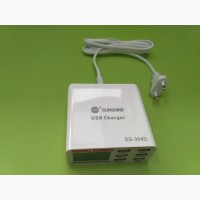 USB Adapter Sunshine SS-304D 6USB + LCD (Fast charge) USB Adapter Sunshine SS-306 (12USB)