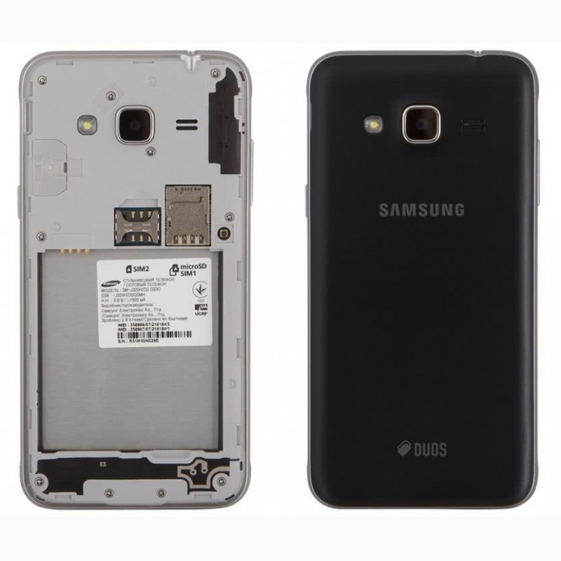 Фото 8. Смартфон Samsung Galaxy J3 2016 J320h ds black