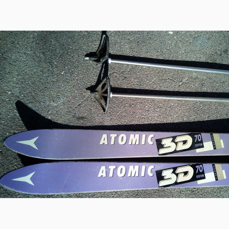 Фото 3. Продам горные лыжи Atomic Carbon 3D 70 System (оригинал) 195 см (б/у)
