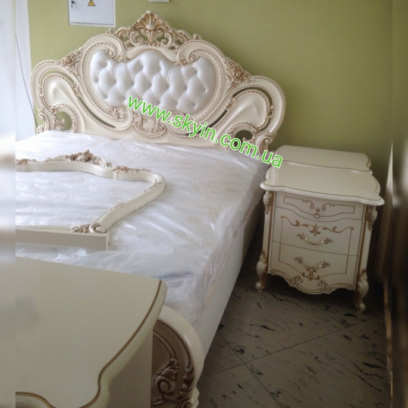 Фото 7. Классическая спальня Элиза белая Слониммебель